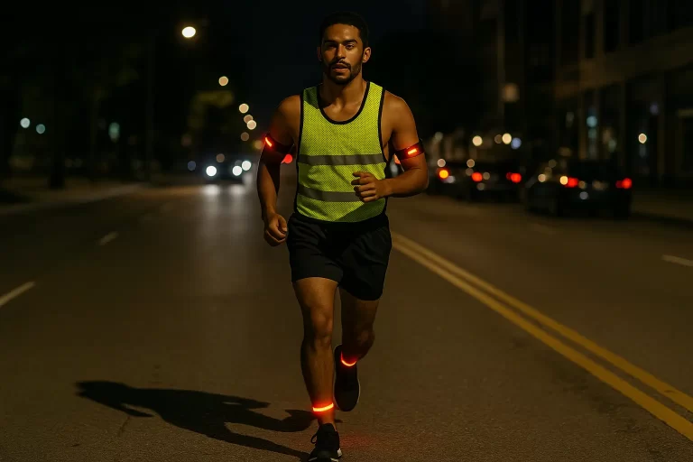 Acessórios indispensáveis para correr com segurança à noite